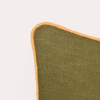 Cotton Cushion Cover Set Of 2 Olive Nestasia