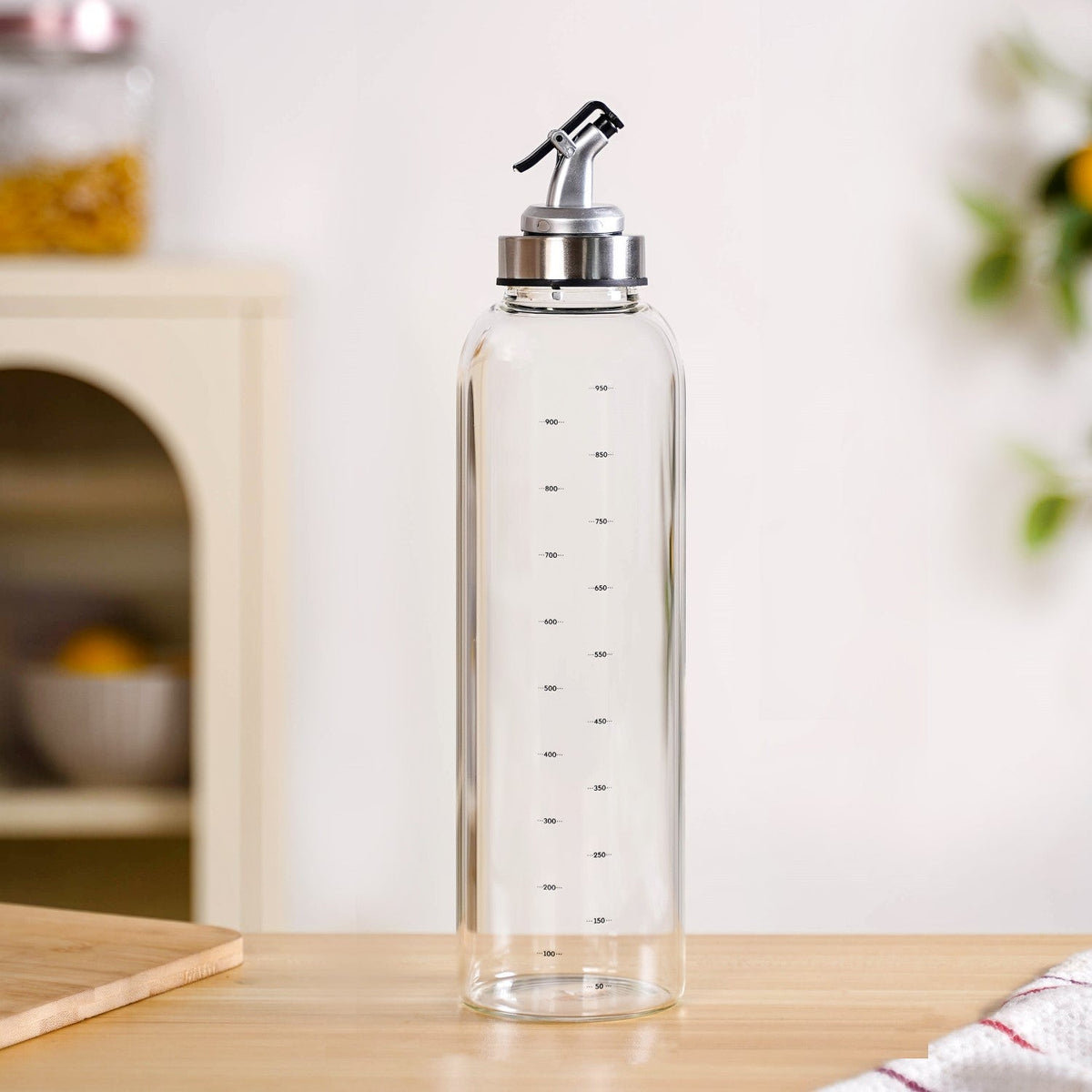Oil Vinegar Dispenser Bottle With Detachable Nozzle 1000ml Nestasia