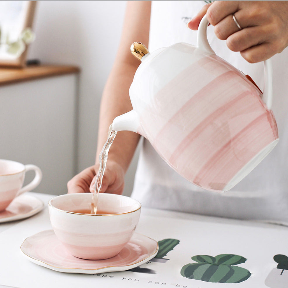 Ombre Tea Set Pink Nestasia
