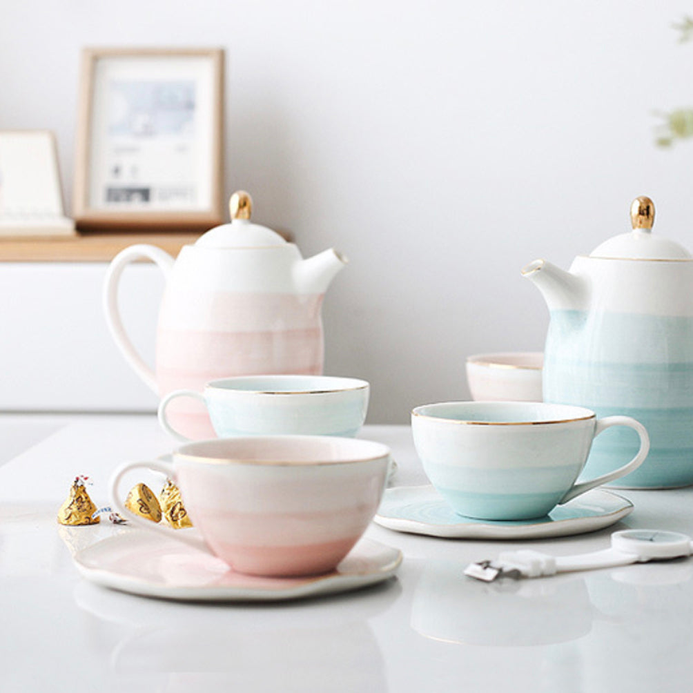 Ombre Tea Set Pink Nestasia