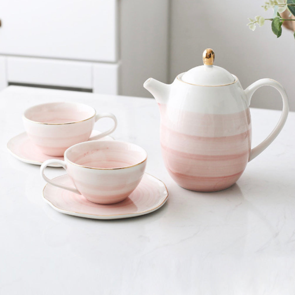 Ombre Tea Set Pink Nestasia