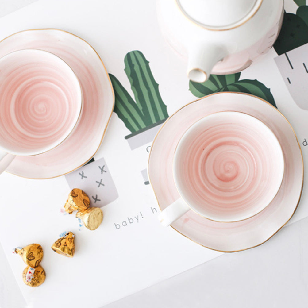 Ombre Tea Set Pink Nestasia