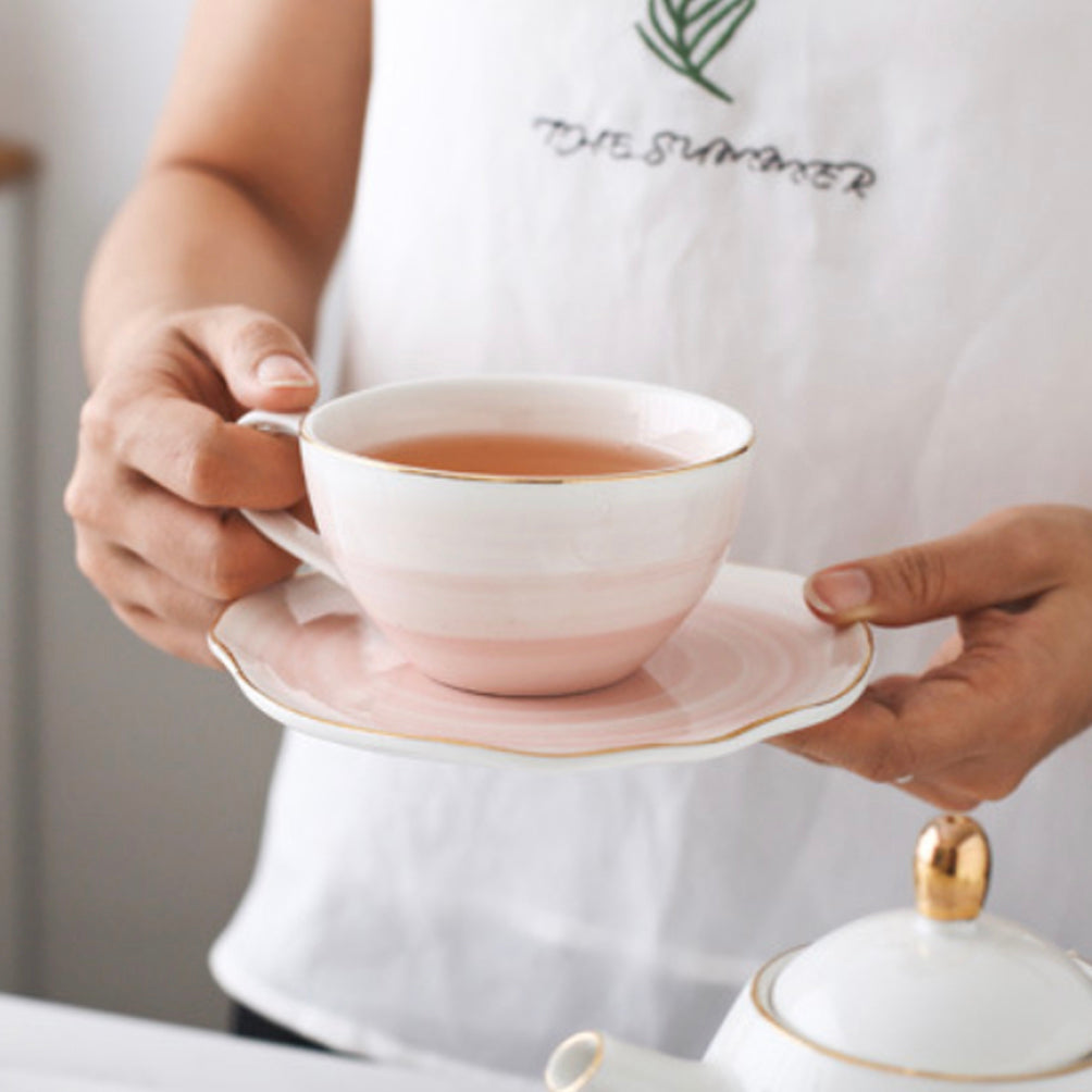 Ombre Tea Set Pink Nestasia