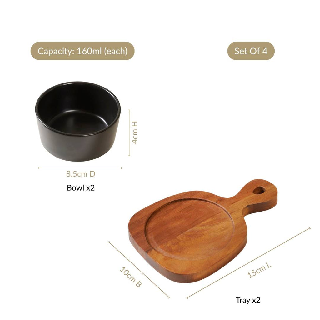 Single Serve Snack Platter Pair Nestasia