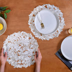 Luxe Gold Round Tablemat Set Of 6 Nestasia