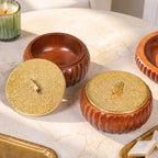 Halo Bowl With Tray Set Of 3 Nestasia