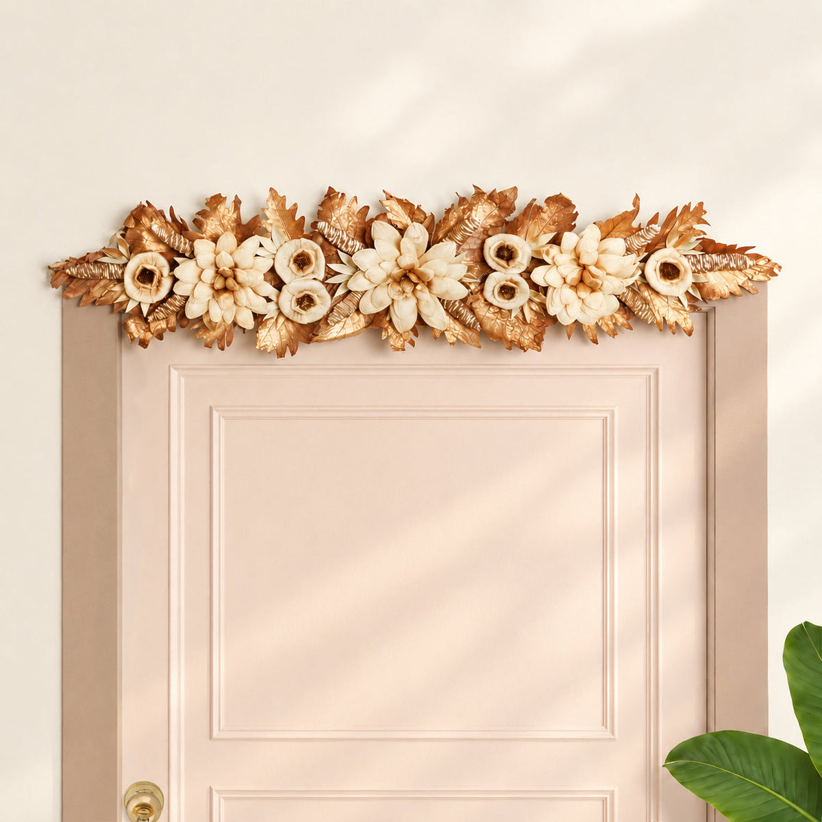 Florence Organic Dried Flowers Door Hanging Toran 106x24cm Nestasia