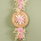 Organic Dried Grass Wall Hanging Light Pink Set Of 2 Nestasia