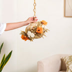 Organic Floral Lantern Orange Nestasia