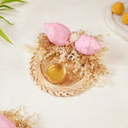 Organic Sola Lotus Tea Light Holder Pink Set Of 4 Nestasia