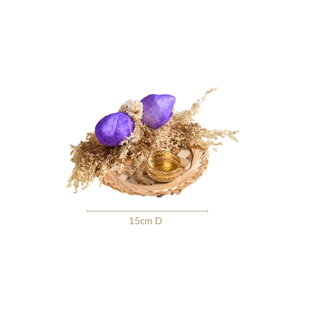 Lavender Sola Bud Tea Light Holder Set Of 4 Nestasia