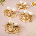 Sola Flowers Tea Light Holder White Set Of 4 Nestasia