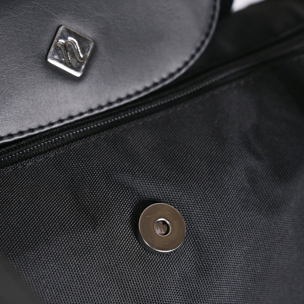 Origami Sleek Black Tote Bag For Women Nestasia