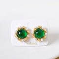 Ornate Pearl Statement Studs Nestasia