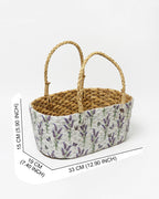 Eco-Friendly Seagrass Hamper and Organizer Basket for Elegant Home Decor and Storage