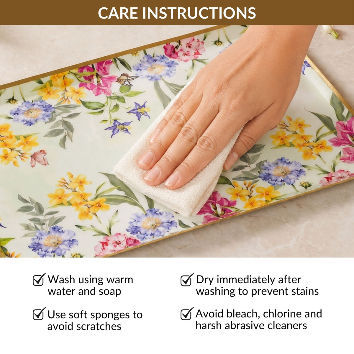 Spring Bloom Tray In Gift Box Nestasia