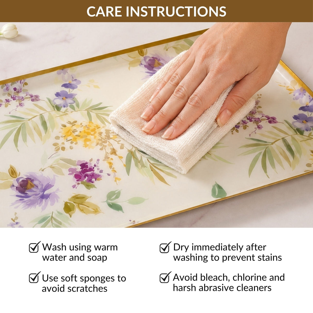 Whispering Blooms Tray In Gift Box Nestasia