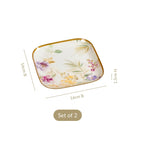 Florina Feast Platter Set Of 2 In Gift Box Nestasia