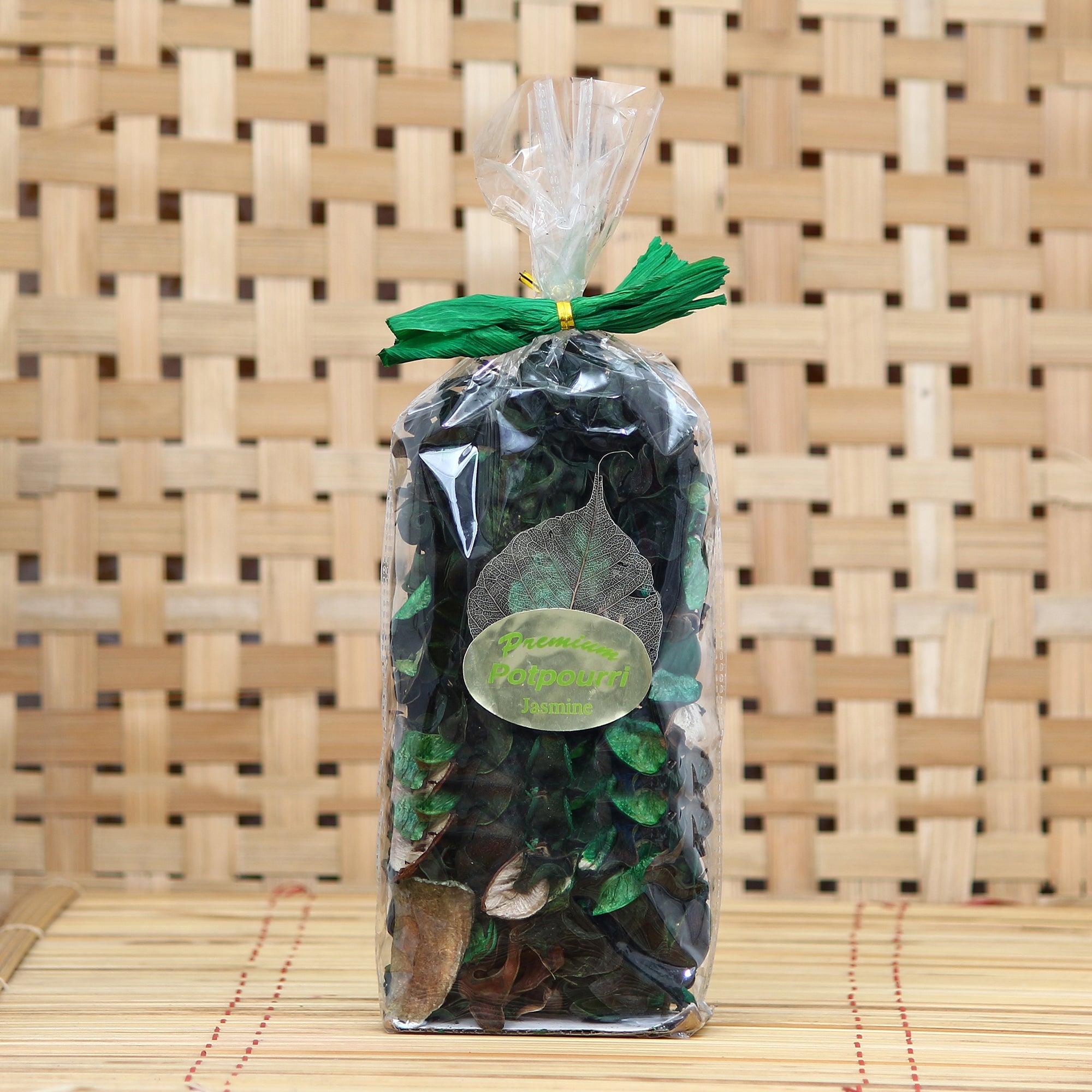 Green Petals Potpourri with Jasmine Fragrance for Multipurpose use as Home Decor Kafalo