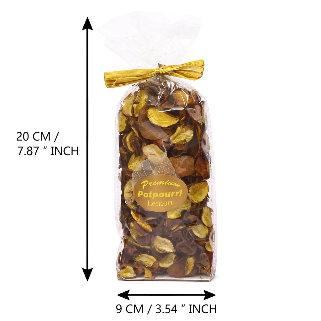 Yellow Petals Potpourri with Lemon Fragrance for Multipurpose use as Home Decor Kafalo