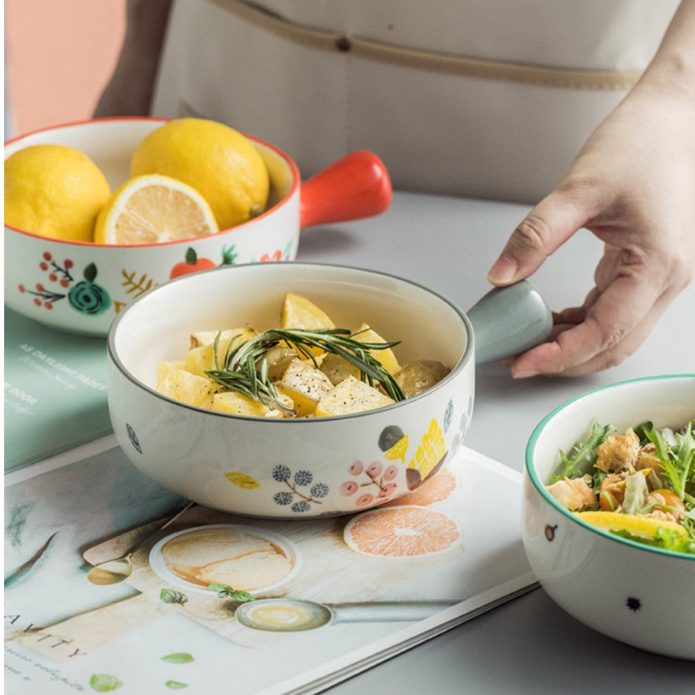 Bloom Bowl With Handle Nestasia