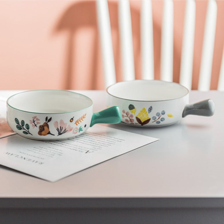 Bloom Bowl With Handle Nestasia