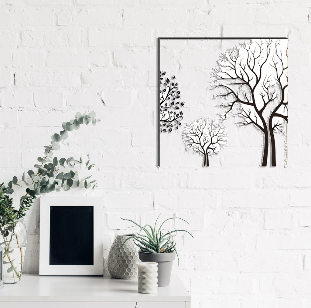 6MM MDF Abstract Tree Satin Matt Texture UV Art Painting Kafalo