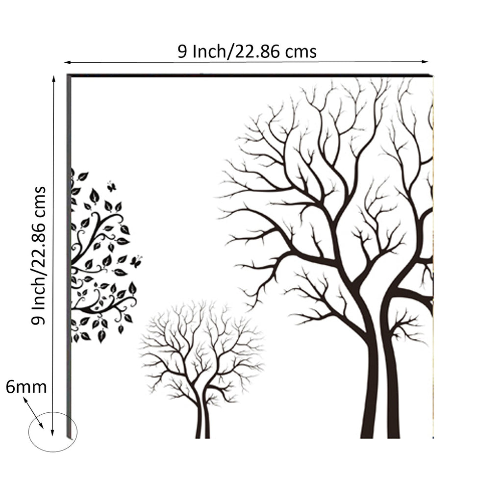 6MM MDF Abstract Tree Satin Matt Texture UV Art Painting Kafalo