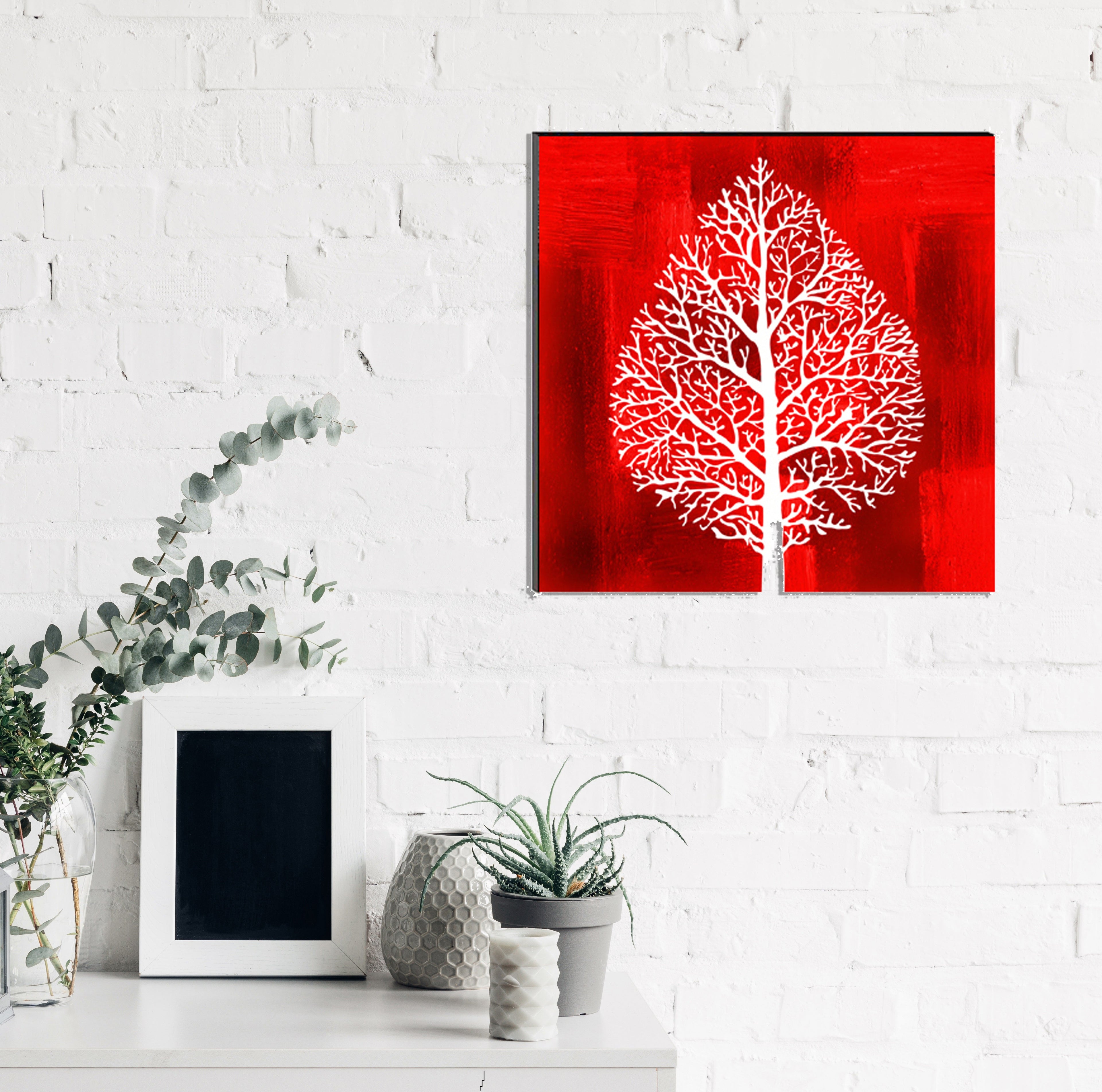 6MM MDF Abstract Tree Satin Matt Texture UV Art Painting Kafalo