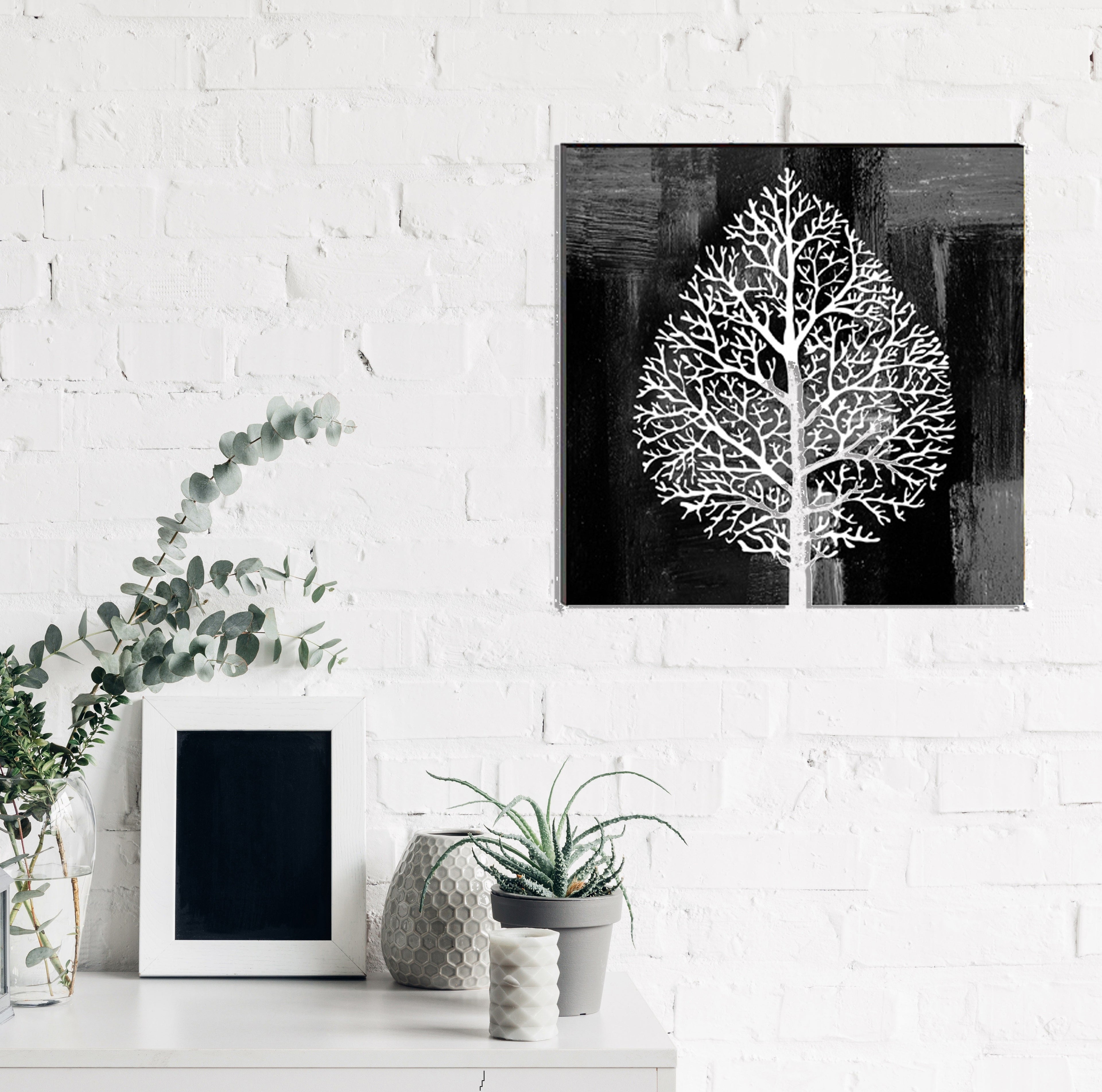 6MM MDF Abstract Tree Satin Matt Texture UV Art Painting Kafalo