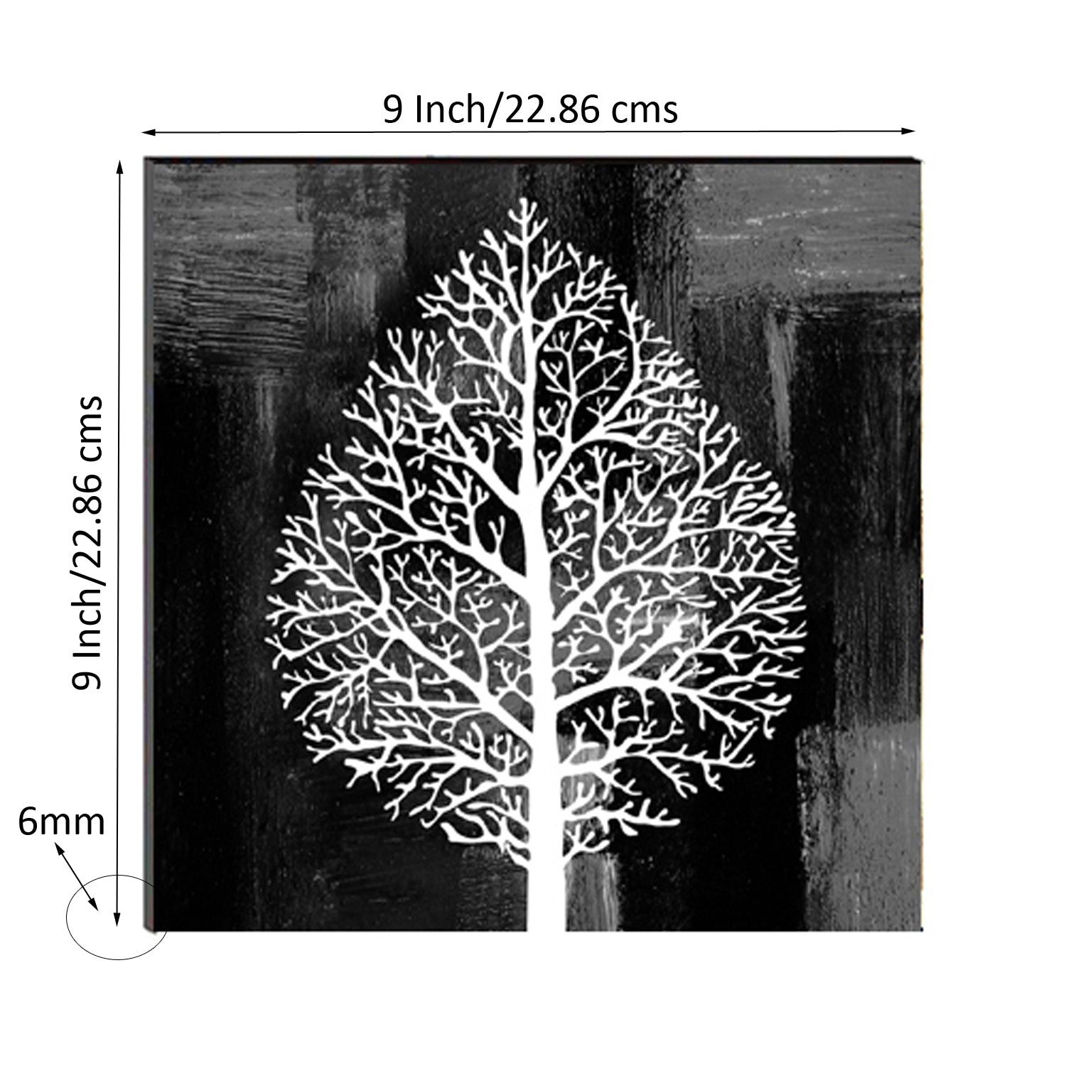 6MM MDF Abstract Tree Satin Matt Texture UV Art Painting Kafalo