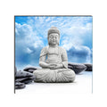 Meditating Lord Buddha Painting Digital Printed Religious Wall Art Kafalo