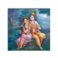 6MM MDF Radha Krishna Satin Matt Texture UV Art Painting Kafalo