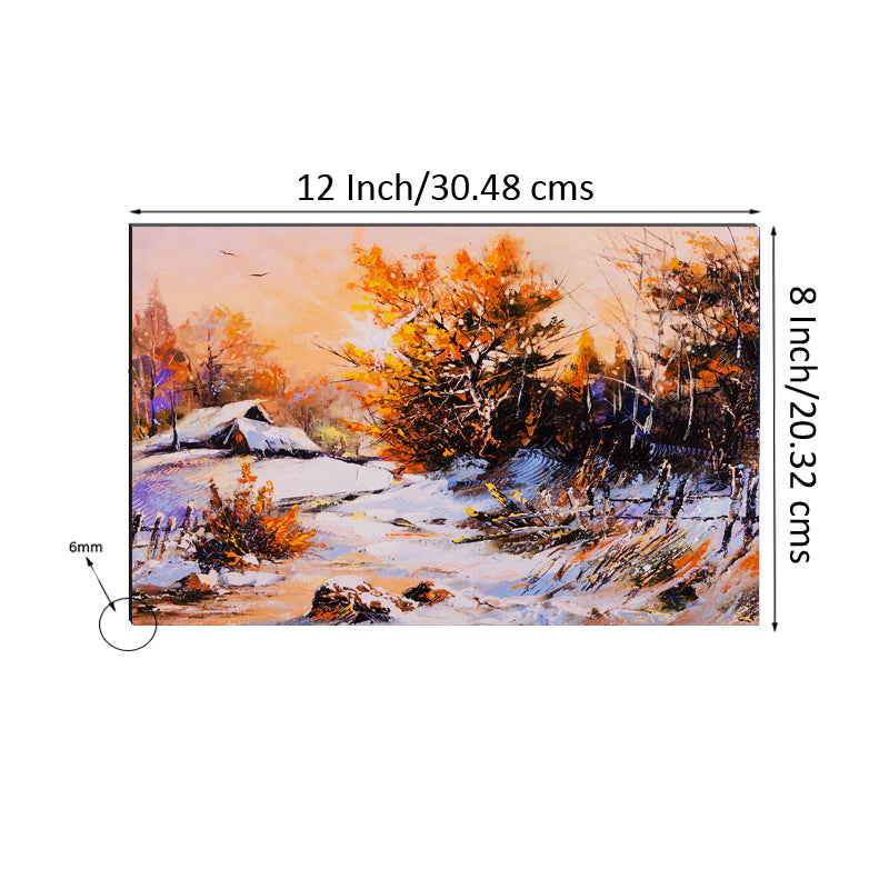 6MM MDF Beautiful Scenic View Satin Matt Texture UV Art Painting Kafalo