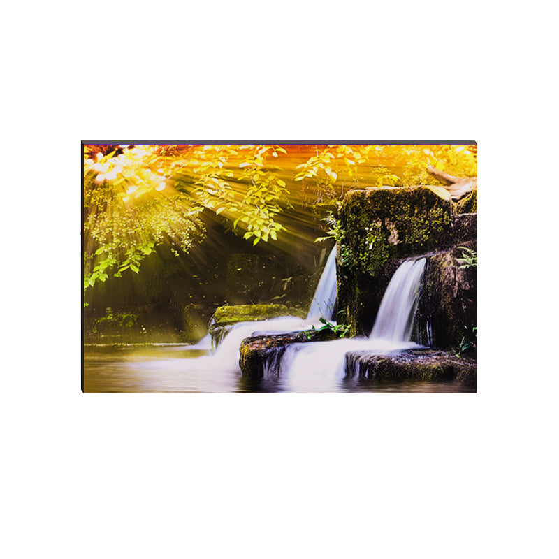 6MM MDF Waterfall Scenic View Satin Matt Texture UV Art Painting Kafalo