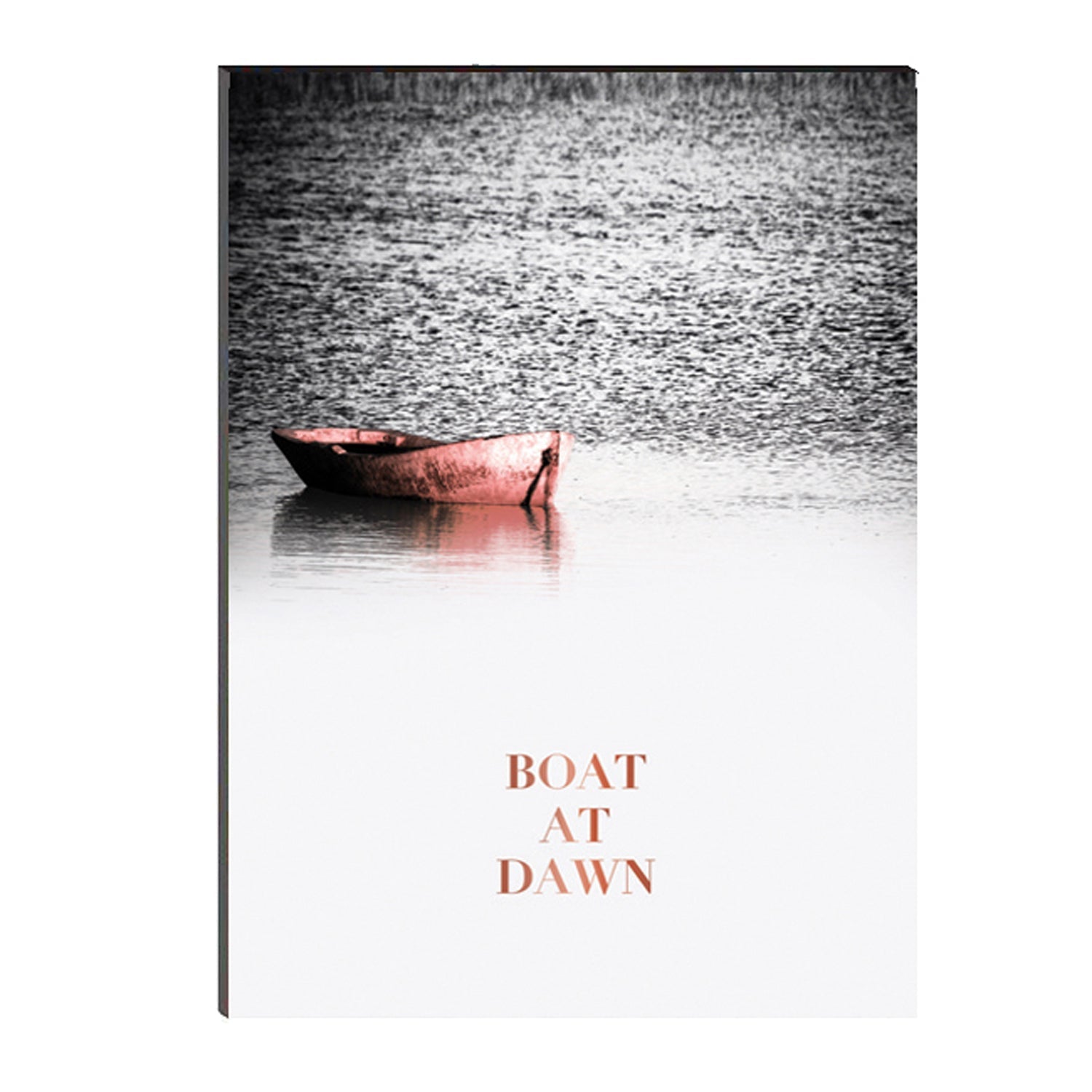 6MM MDF Boat at Dawn Satin Matt Texture UV Art Painting Kafalo