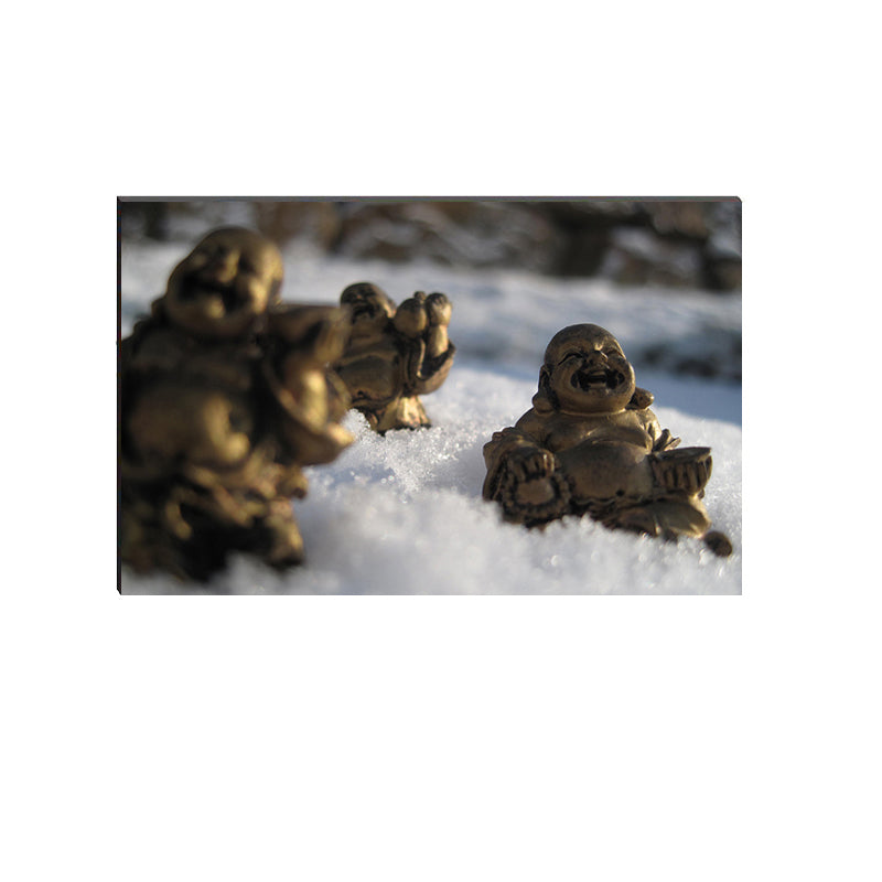 6MM MDF Laughing Buddha Satin Matt Texture UV Art Painting Kafalo