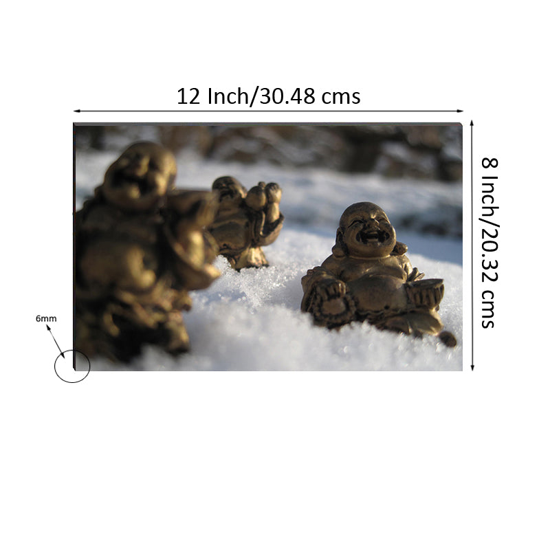 6MM MDF Laughing Buddha Satin Matt Texture UV Art Painting Kafalo