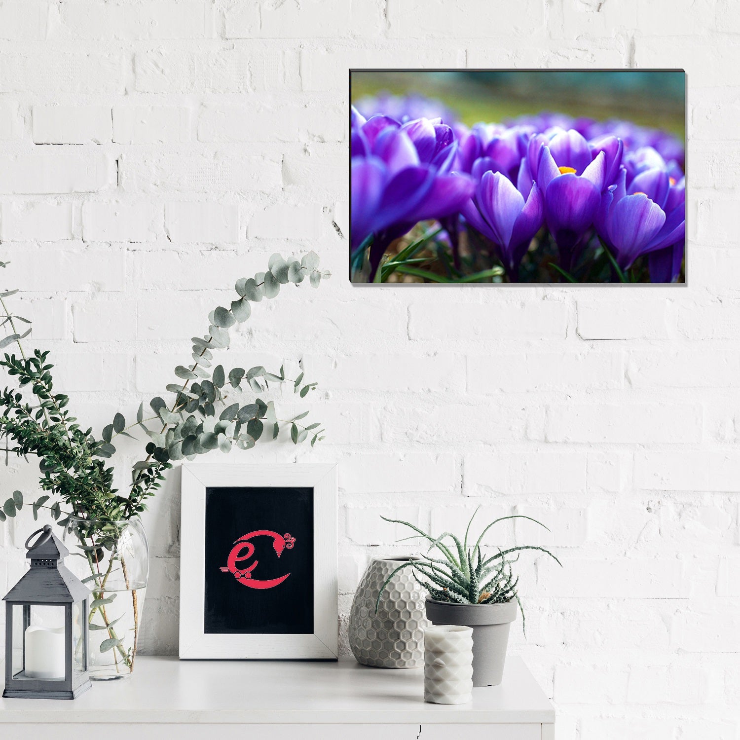 6MM MDF Colorful Flowers Satin Matt Texture UV Art Painting Kafalo
