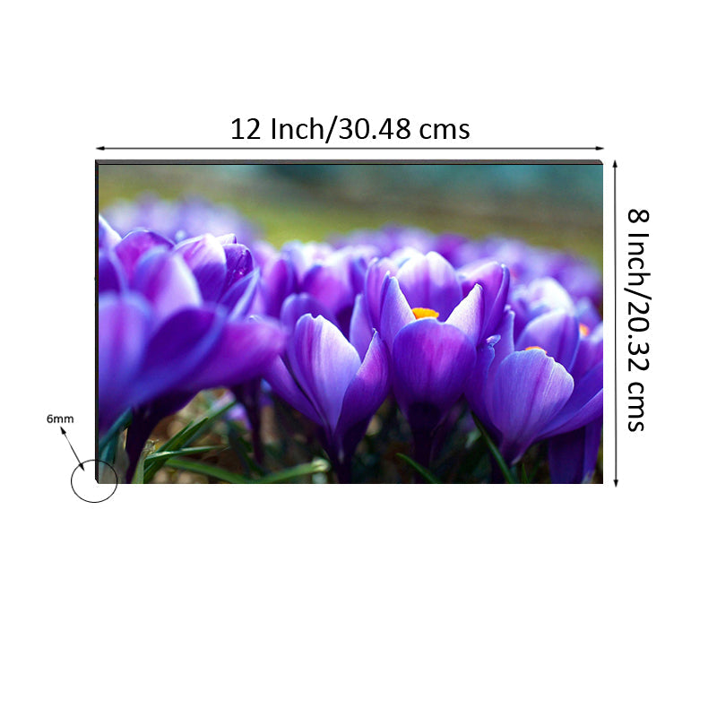 6MM MDF Colorful Flowers Satin Matt Texture UV Art Painting Kafalo