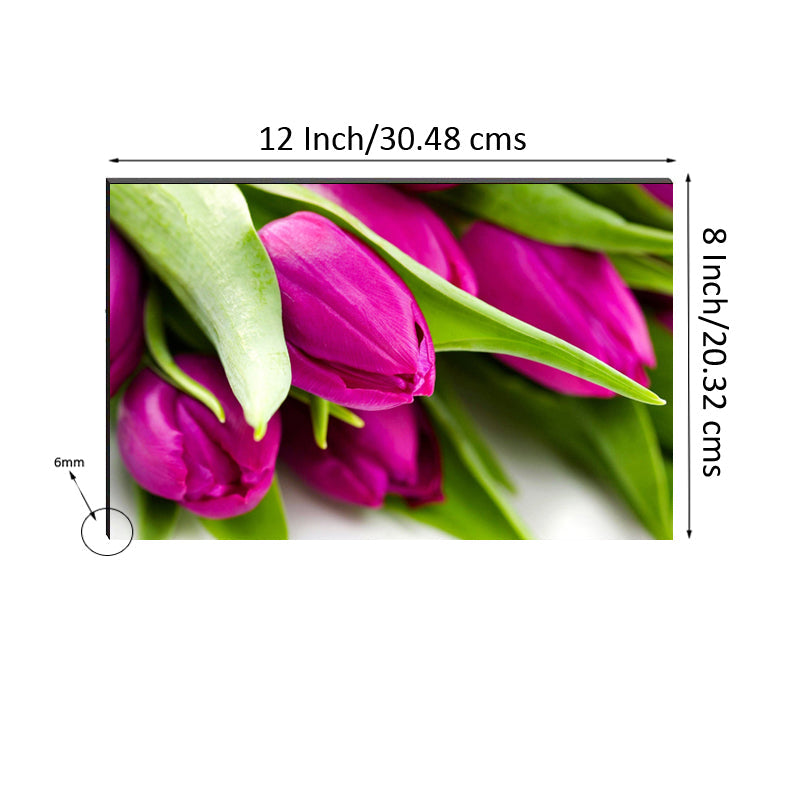 6MM MDF Colorful Flowers Satin Matt Texture UV Art Painting Kafalo