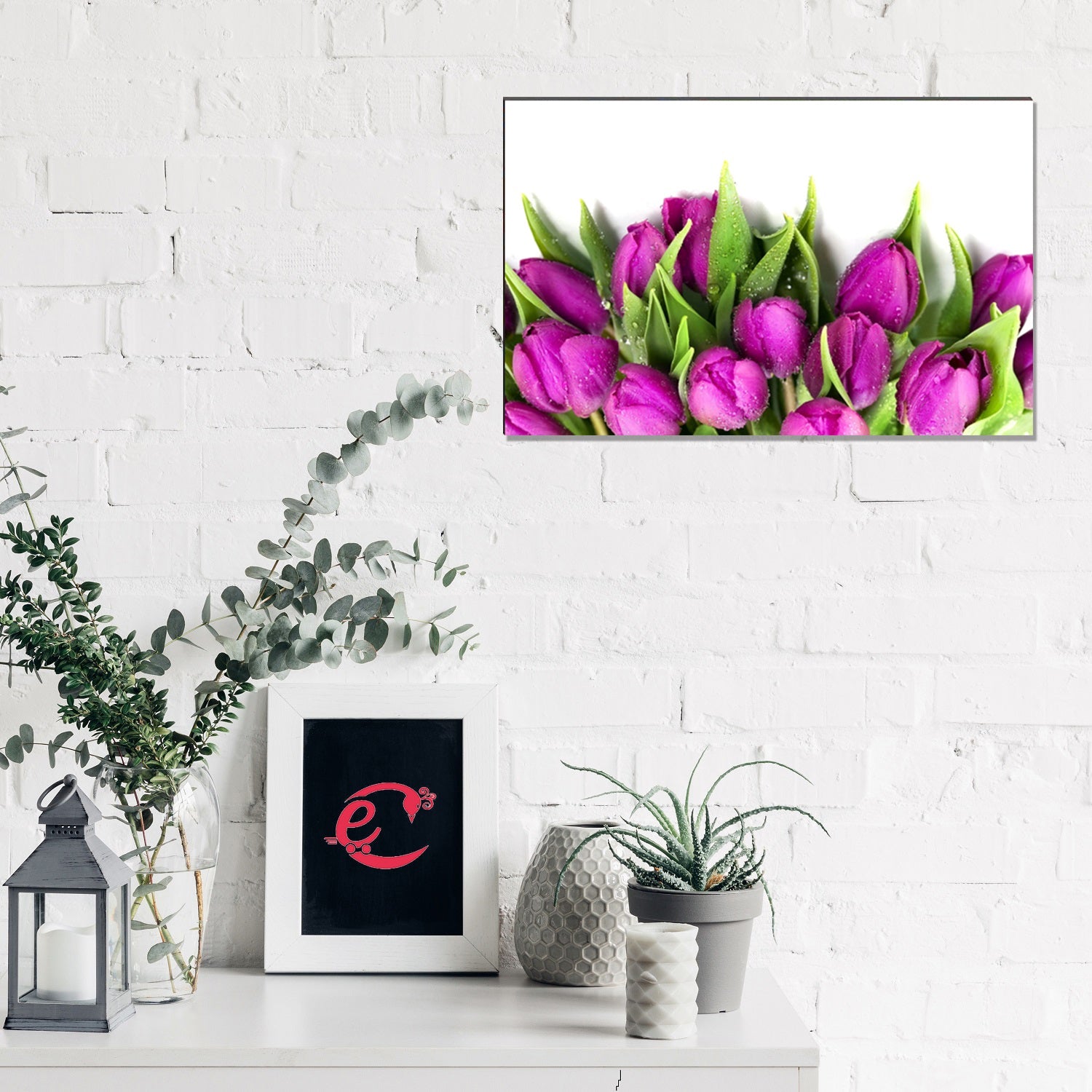 6MM MDF Colorful Flowers Satin Matt Texture UV Art Painting Kafalo
