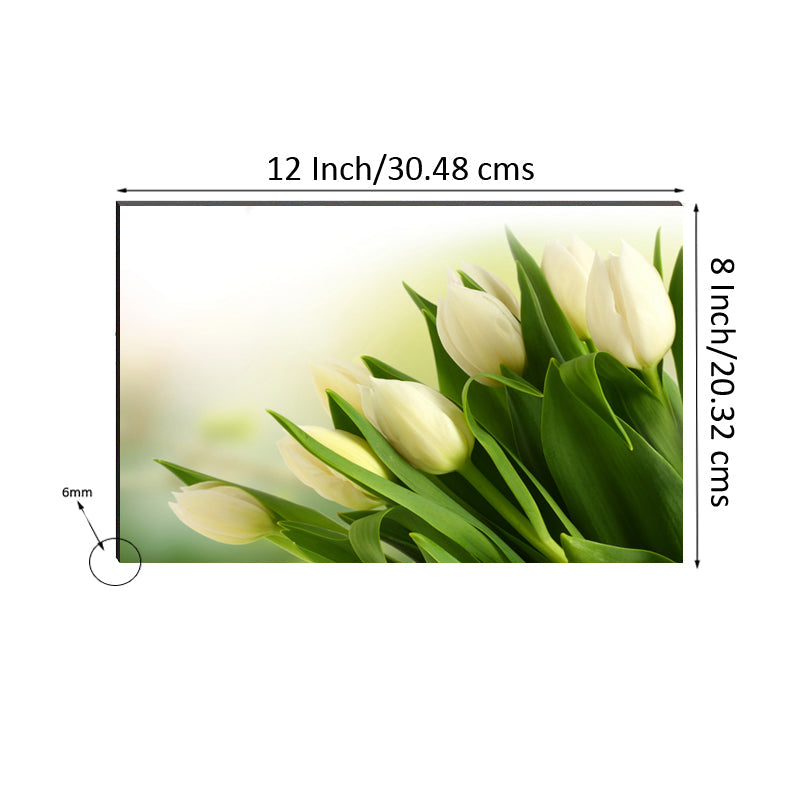 6MM MDF Colorful Flowers Satin Matt Texture UV Art Painting Kafalo