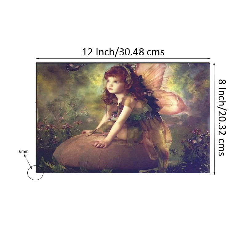 6MM MDF Beautiful Girl Satin Matt Texture UV Art Painting Kafalo