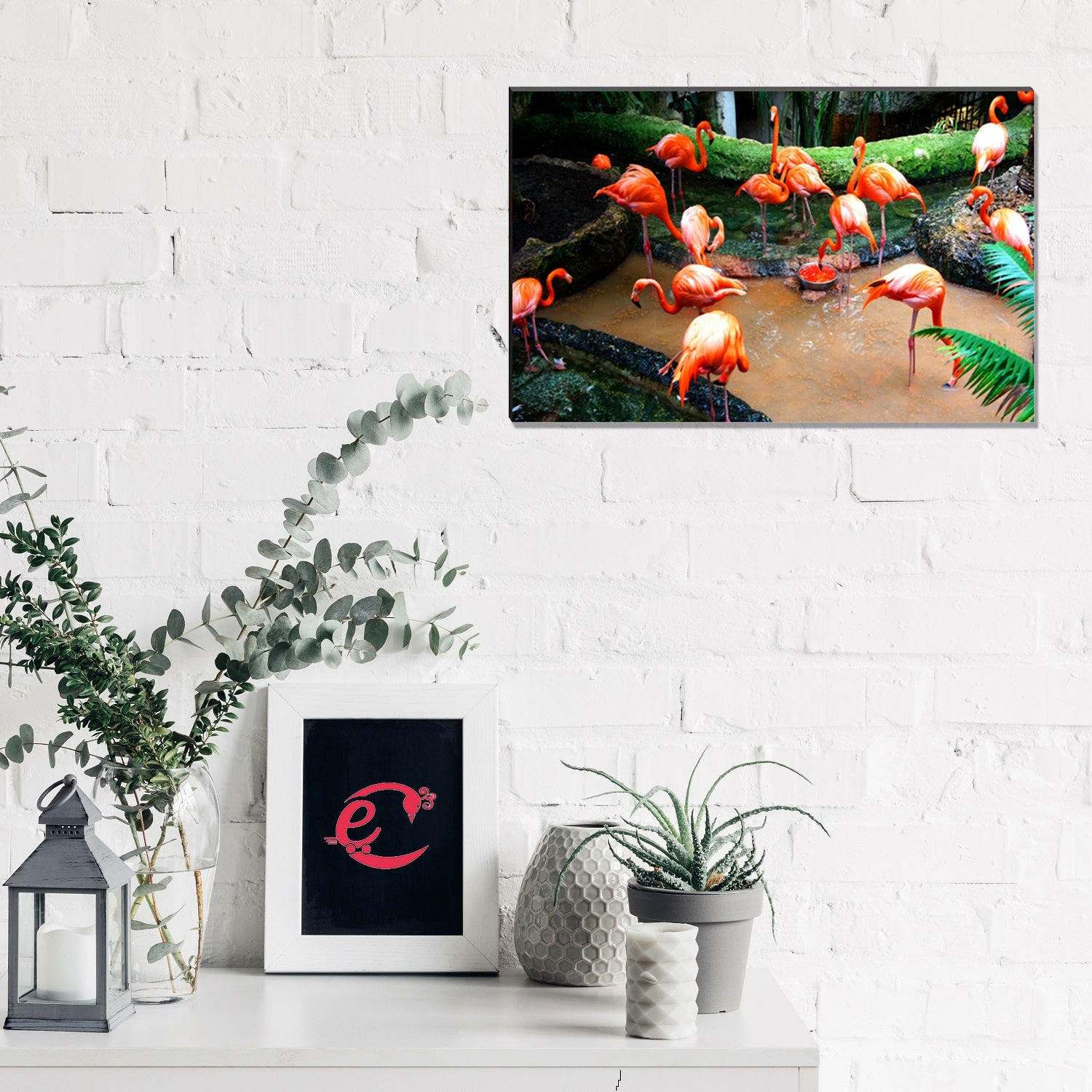 6MM MDF Colorful Swans Satin Matt Texture UV Art Painting Kafalo