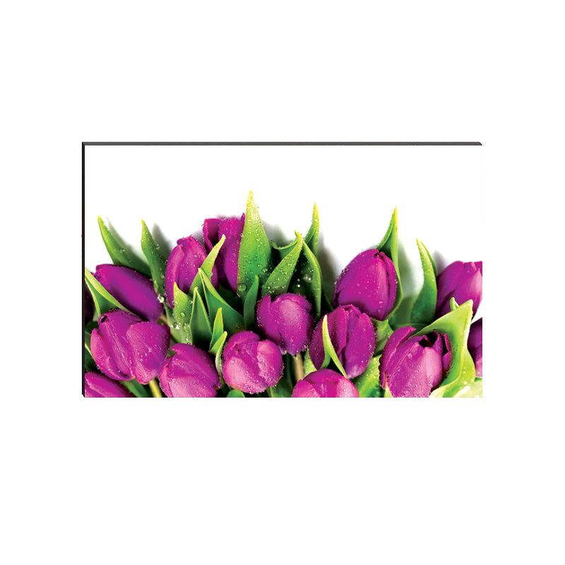 6MM MDF Colorful Flowers Satin Matt Texture UV Art Painting Kafalo