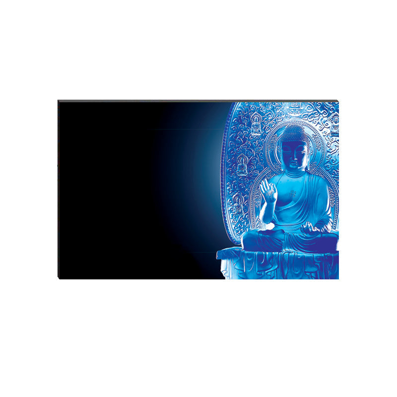 Meditating Buddha Painting Digital Printed Religious Wall Art Kafalo