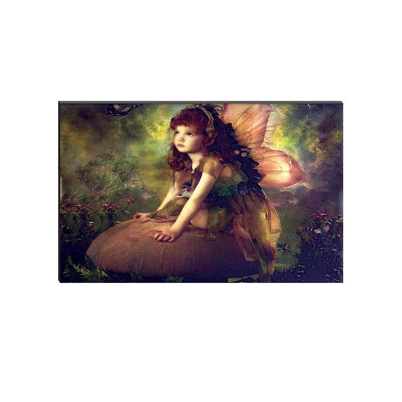 6MM MDF Cute Girl Satin Matt Texture UV Art Painting Kafalo