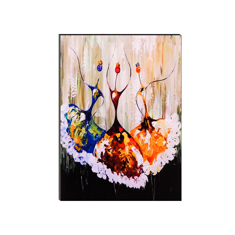 6MM MDF Dancing Girls Satin Matt Texture UV Art Painting Kafalo