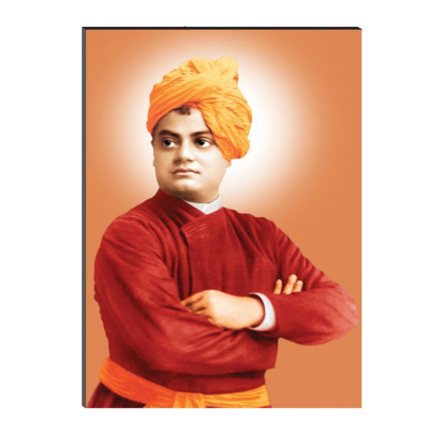 6MM MDF Swami Vivekanand Satin Matt Texture UV Art Painting Kafalo